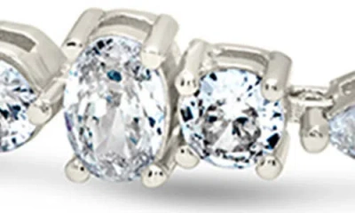 Sterling Forever Cubic Zirconia Bracelet In Silver