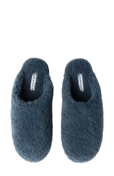Parachute Genuine Shearling Wool Clog In Blue