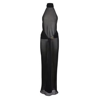 Bianca Resortwear Women's Gaia Maxi Dress In Black In Black