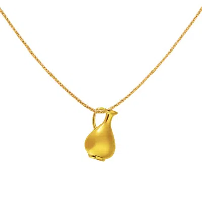 A Weathered Penny Women's Gold Vase Necklace In Gold
