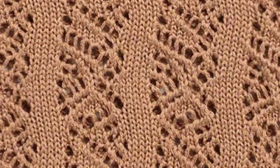 Cotton Emporium Kids' Pointelle Sweater In Black