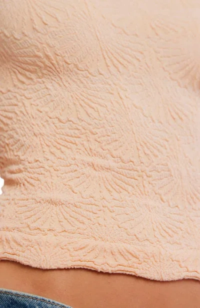 Free People Love Letter Floral Knit Camisole In Neutral