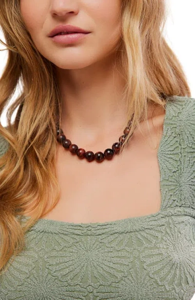 Free People Love Letter Floral Knit Camisole In Green