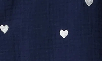 Splendid Lottie Love Cotton Gauze Pajamas In Blue