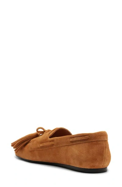 Schutz Women Kim Square Toe Flat Loafers In Brown