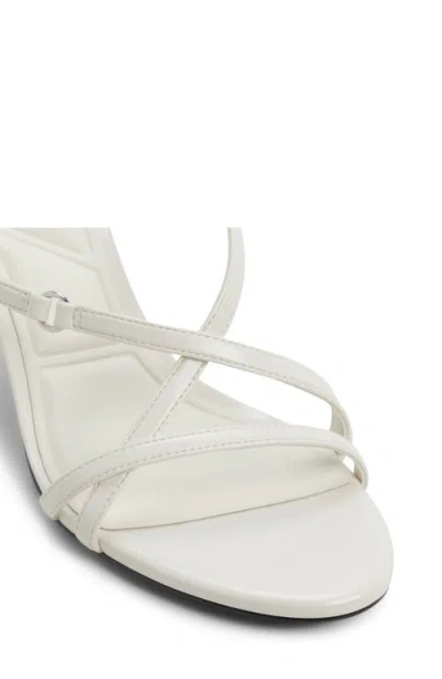 Aldo Olivie Slingback Kitten Heel Sandal In White
