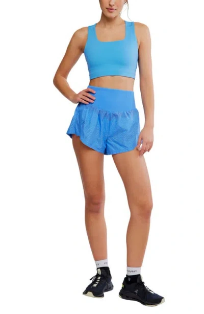 Free People Fp Movement Win Win Racerback Bra In Blue