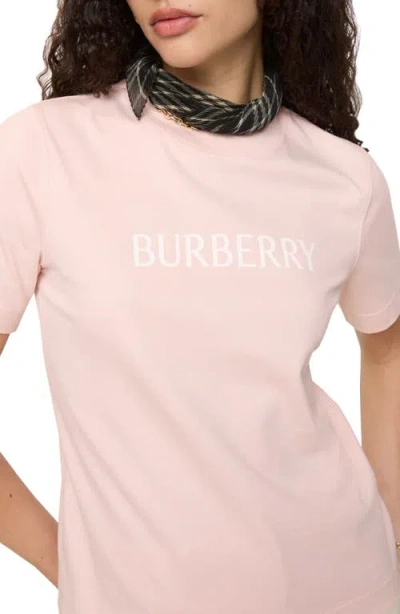 Burberry Frankie Logo Graphic T-shirt In Pink