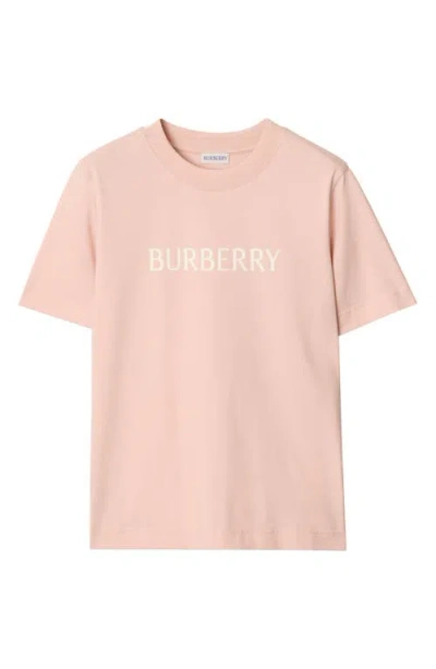 Burberry Frankie Logo Graphic T-shirt In Pink