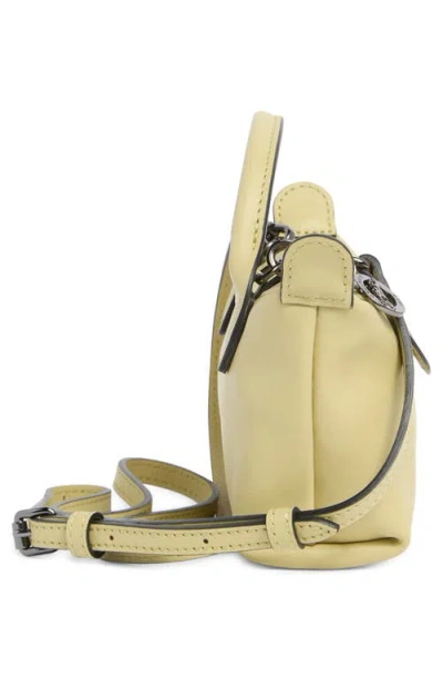 Longchamp Extra Small Le Pliage Xtra Leather Clutch In Green