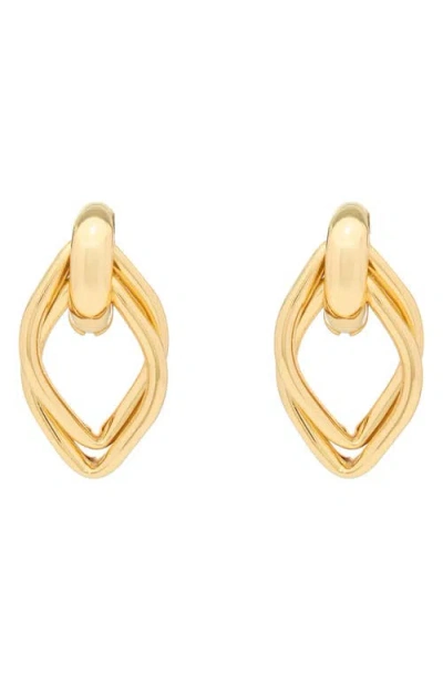 St. Moran Marquis Drop Earrings In Gold