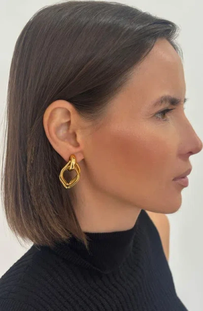 St. Moran Marquis Drop Earrings In Gold
