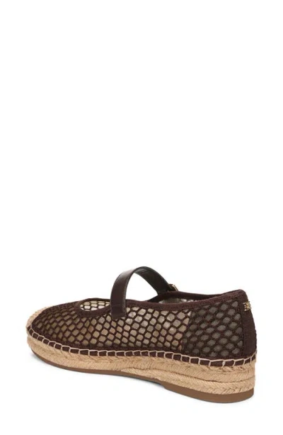 Sam Edelman Mackiemesh Mary Jane Platform Espadrille In Brown
