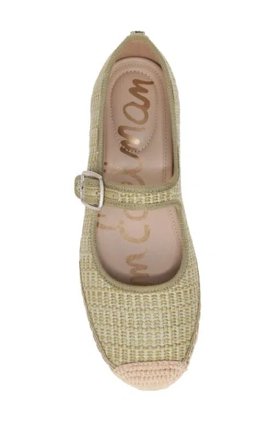 Sam Edelman Mackie Mary Jane Espadrille In Green