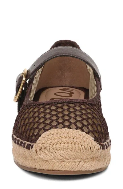 Sam Edelman Mackiemesh Mary Jane Platform Espadrille In Brown