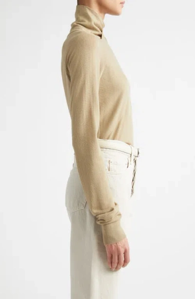 Totême Toteme Merino Wool Crossover Sweater In Neutral