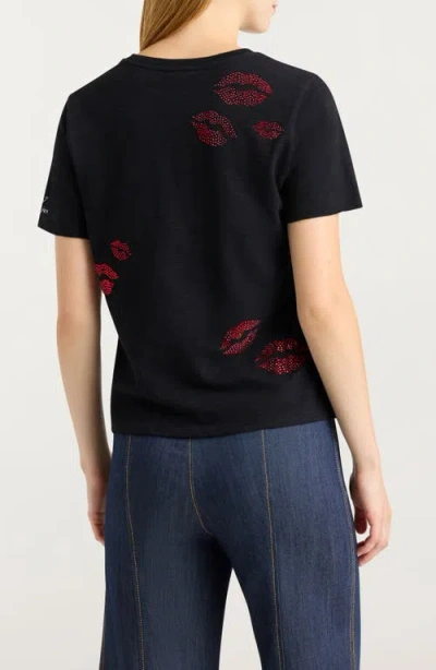 Cinq À Sept Kissing Booth Graphic T-shirt In Black