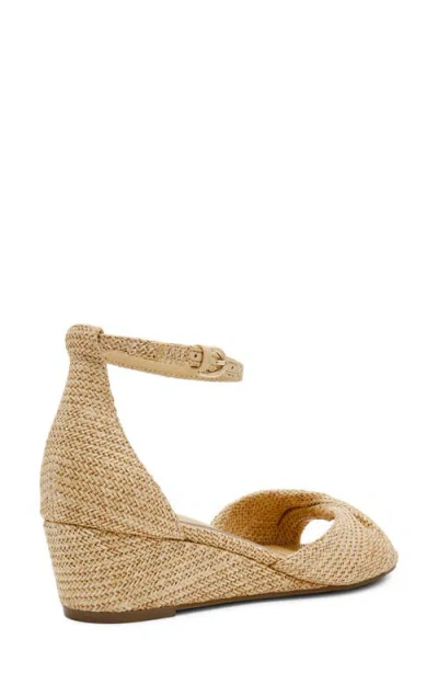 Anne Klein Whitby Ankle Strap Slide Sandal In Brown