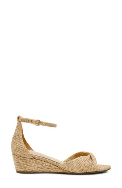 Anne Klein Whitby Ankle Strap Slide Sandal In Brown