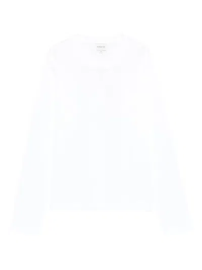 Herskind Cotton Crewneck Sweater In White