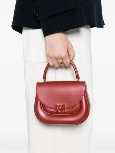 Marc Ellis Logo Chain-strap Mini Bag In Brown