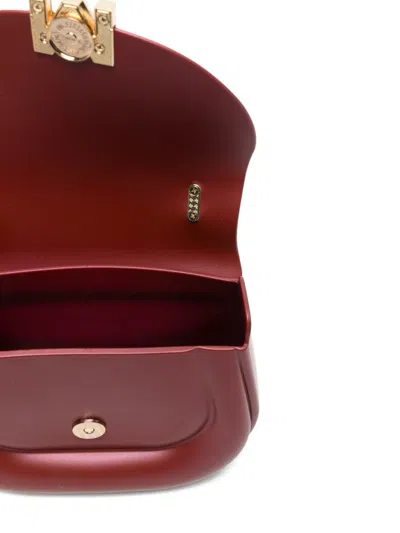 Marc Ellis Logo Chain-strap Mini Bag In Brown