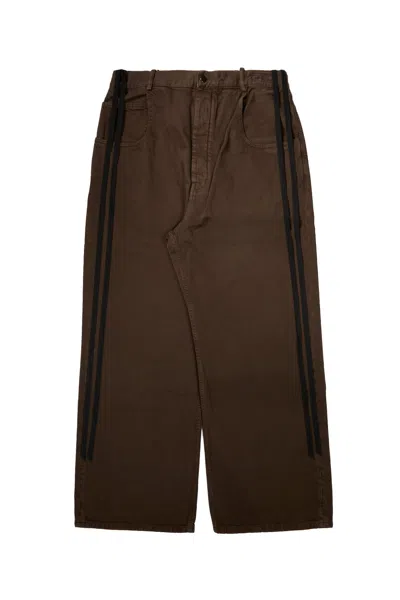 Ann Demeulemeester Olan 5-pockets High Comfort Trousers Beaver In Animal Print