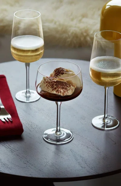 Lsa Arc Set Of 4 Flute Glasses In Transparent