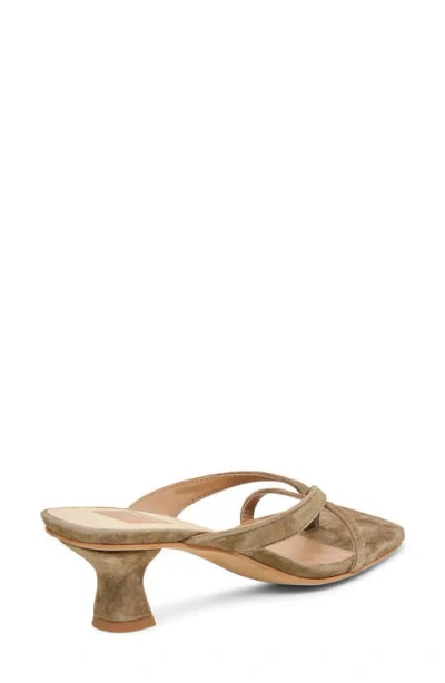 Dolce Vita Brevel Kitten Heel Flip Flop In Green