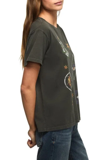 Lucky Brand Trust The Vision Graphic Boyfriend T-shirt In Gray
