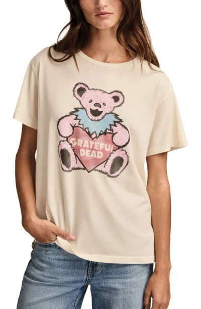 Lucky Brand Grateful Dead Valentine Bear Cotton Graphic T-shirt In Yellow