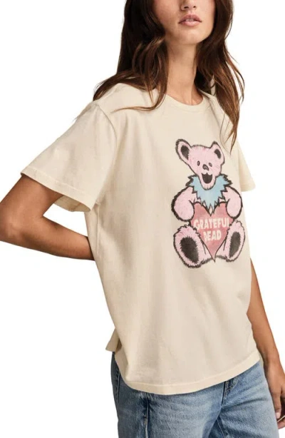 Lucky Brand Grateful Dead Valentine Bear Cotton Graphic T-shirt In Yellow