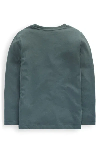 Mini Boden Kids' Long Sleeve Graphic T-shirt In Green
