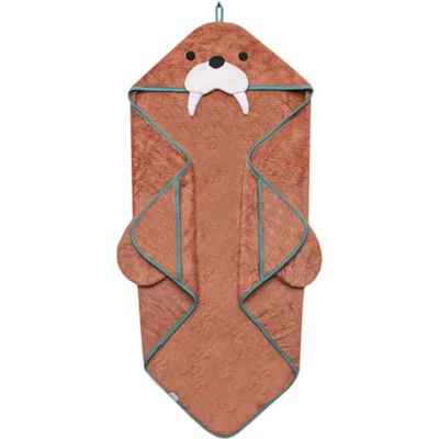 Copper Pearl Wally Character Hooded Towel In Brown