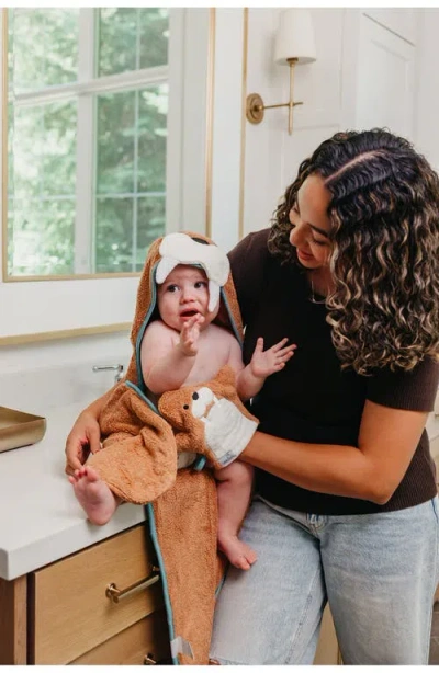 Copper Pearl Wally Character Hooded Towel In Brown