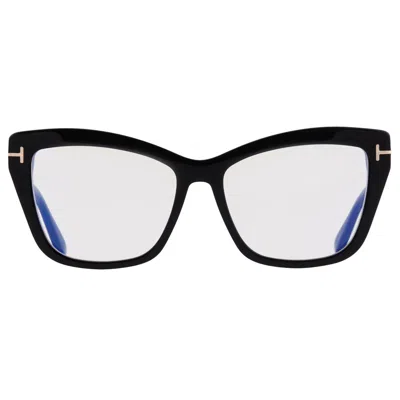 Tom Ford Blue Light Block Cat Eye Ladies Eyeglasses Ft5826-b 001 55