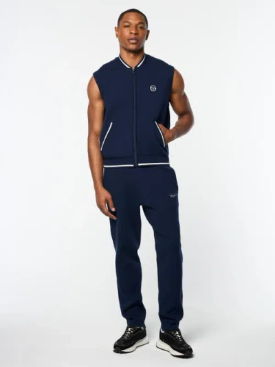 Sergio Tacchini Enzo Knit Vest In Blue