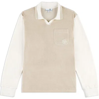 Sergio Tacchini Alvar Long Sleeve Polo In Gray