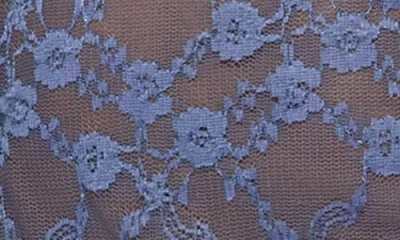 Edikted Cutout Sheer Lace Camisole In Blue