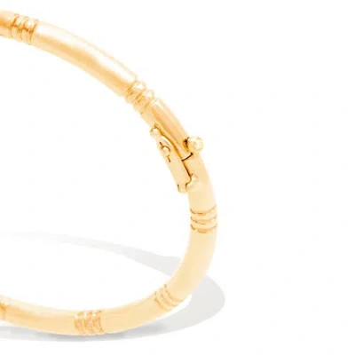 Campbell + Charlotte Crew Bangle Bracelet In Gold