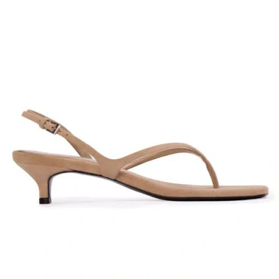 Black Suede Studio Mehak 35 Suede Sandal In Neutral