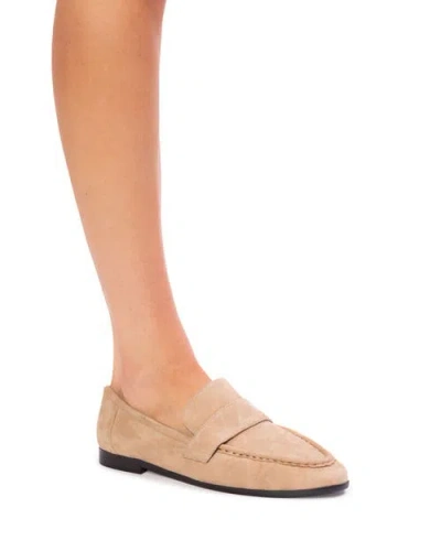 Black Suede Studio Arrow Suede Loafer In Brown