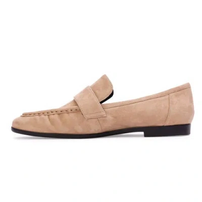 Black Suede Studio Arrow Suede Loafer In Brown