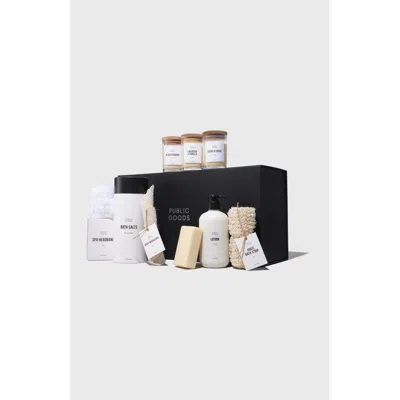 Public Goods Good And Clean Gift Box In Transparent