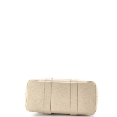 Pre-owned Hermes  Hermes Garden Party Tote Toile And Leather 30 In Brown