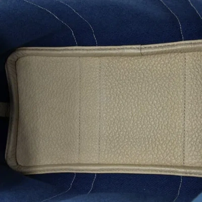 Pre-owned Hermes  Hermes Garden Party Tote Toile And Leather 30 In Brown