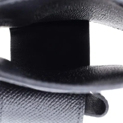 Pre-owned Hermes  Hermes Hermesway Phone Case Crossbody Bag Epsom In Black