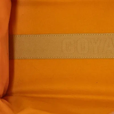 Pre-owned Goyard  Goyard Saint Leger Briefcase Backpack Coated Canvas In Brown