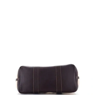 Pre-owned Hermes  Hermes Garden Party Tote Toile And Leather 36 In Multi