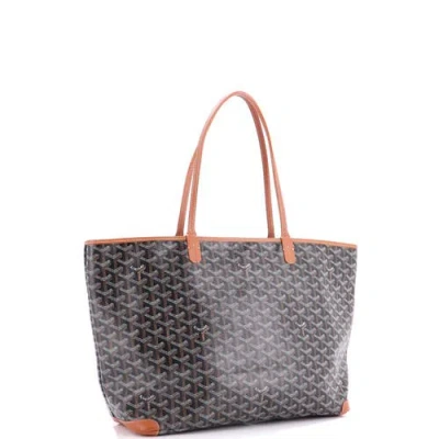 Pre-owned Goyard  Goyard Artois Tote Coated Canvas Mm In Brown